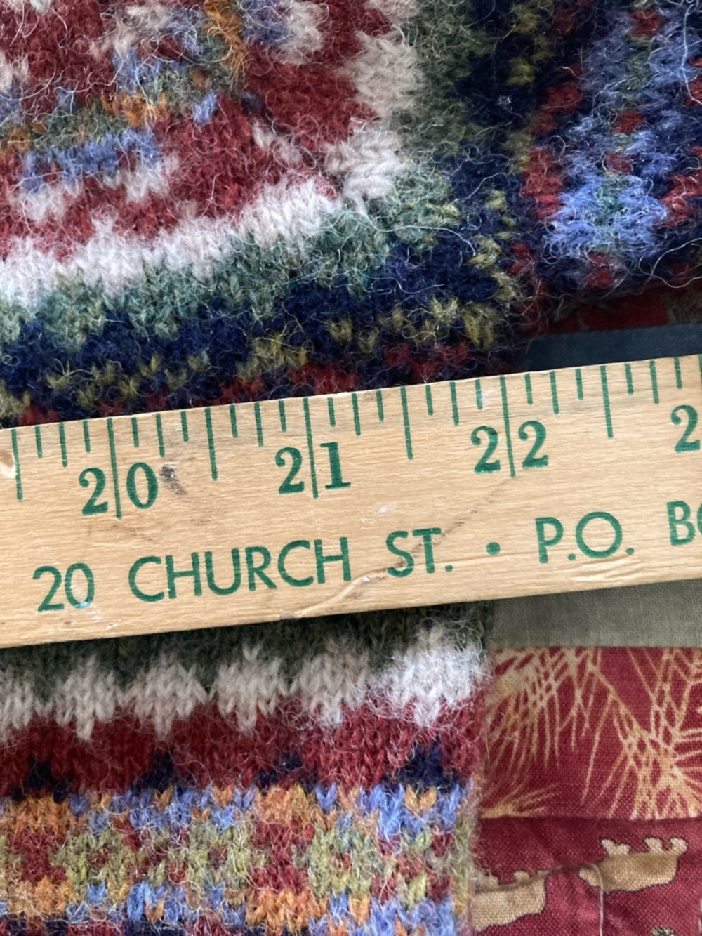 Paul Harris Design women’s L 100% Shetland Wool fair isle cardigan sweater - Picture 6 of 8